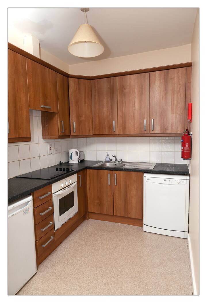 Kitchen before staging