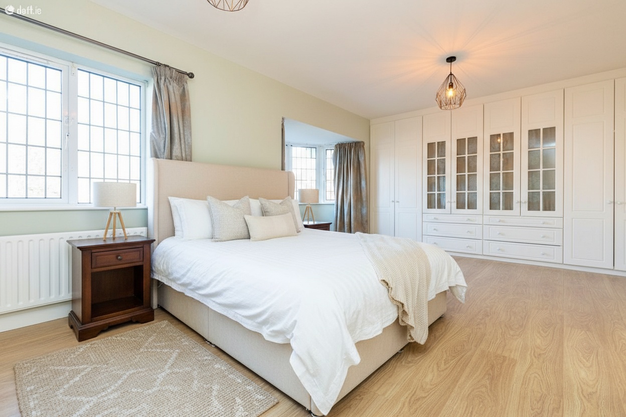 Bedroom after staging